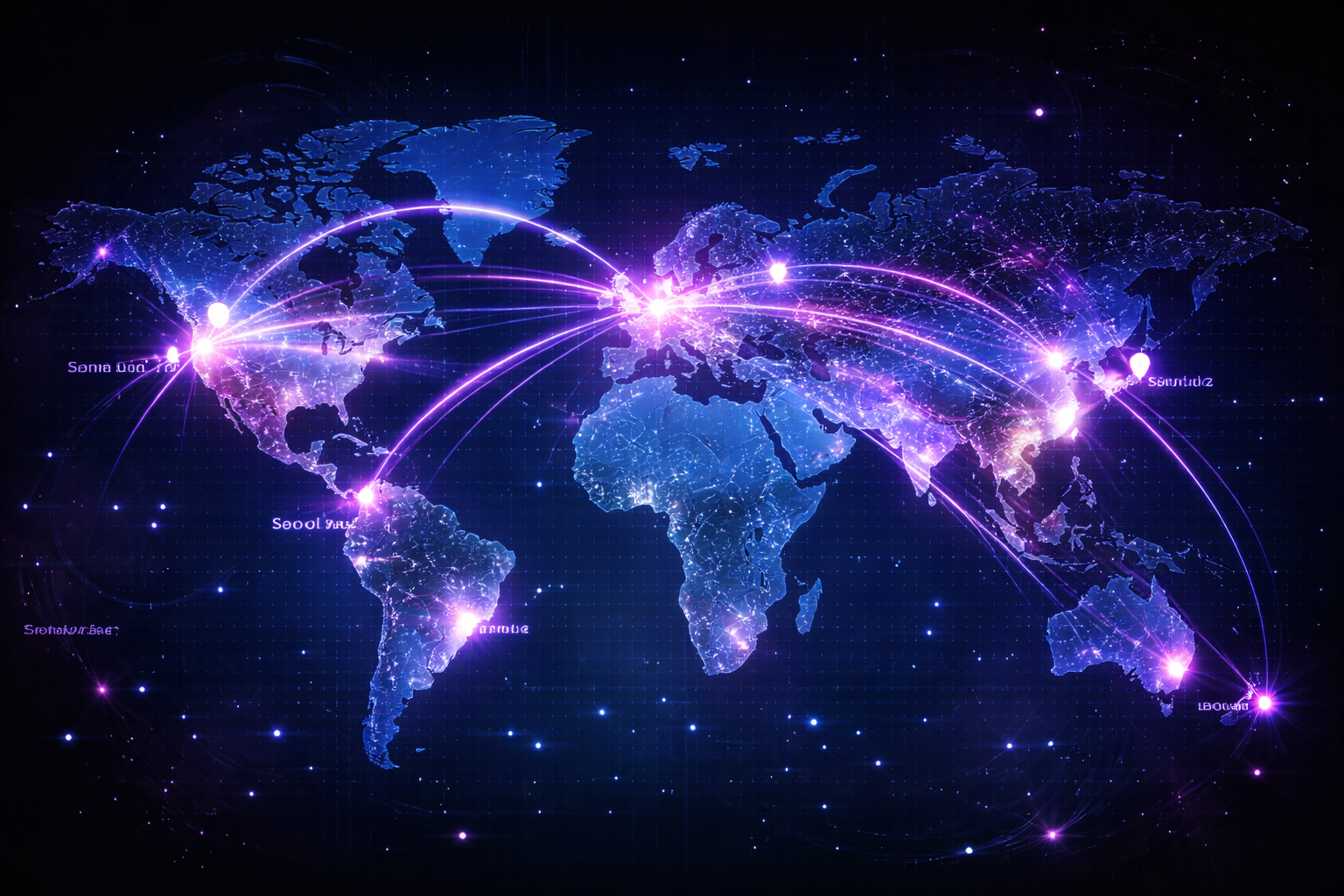 K-pop world tour digital map